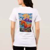 T-shirt met vrouwen van waarde quilt (Achterkant)