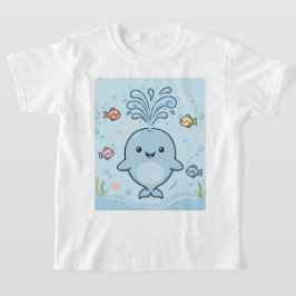 T-shirt met walvisontwerp