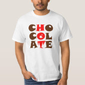 T-shirt met warme chocolade (Voorkant)