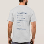 T-shirt met Warrior's Code (Achterkant)