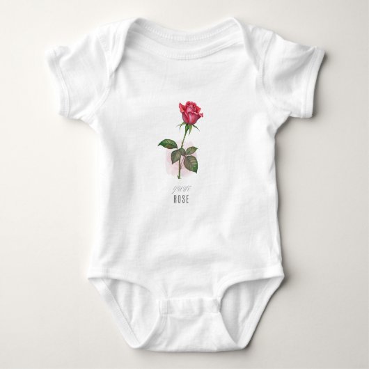T-shirt met watercolor tekening van het June Viole (Voorkant)