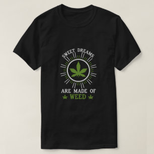 t-shirt met weed