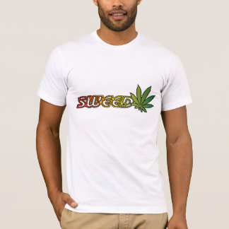 t-shirt met weed