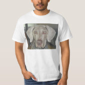T-shirt met weimaraner (Voorkant)