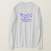 T-shirt met werelddominantie (Design achterkant)