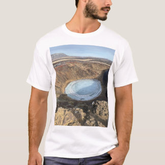 T-shirt met wilde IJslandse waterval natuur fotogr