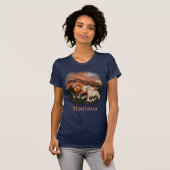 T-shirt met wilde paarden (Voorkant volledig)