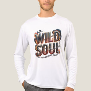 T-shirt met wilde ziel – Kracht in vlammen