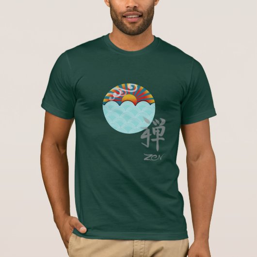 T-shirt met wind en water (Voorkant)