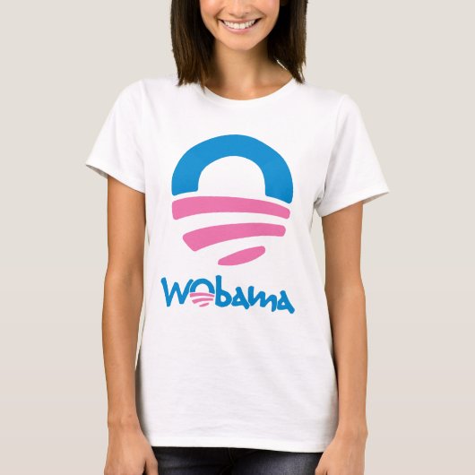T-shirt met WObama (Voorkant)