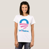 T-shirt met WObama (Voorkant volledig)