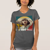 T-shirt met 'Women Rule' (Voorkant)