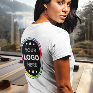 T-shirt met Women's Business logo - grote achterka