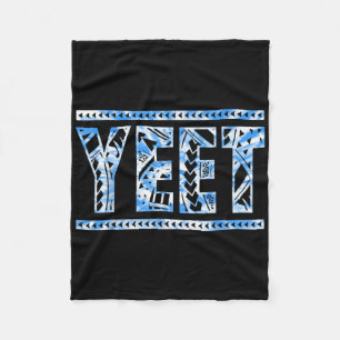 T-shirt met Yeet grappige spreuk worstelen vrouwen Fleece Deken