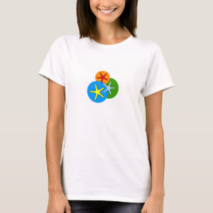 T-shirt met zee ster