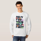 T-shirt met zelfbekrachtiging (Voorkant volledig)