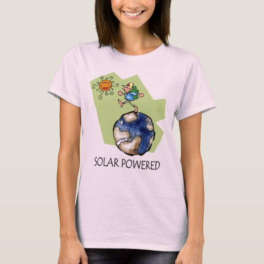 T-shirt met zonne-energie (Voorkant)