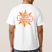 T-shirt met zonne-energie (Achterkant)