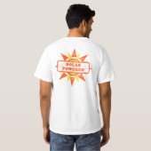 T-shirt met zonne-energie (Achterkant volledig)