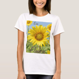 T shirt met zonnebloemen