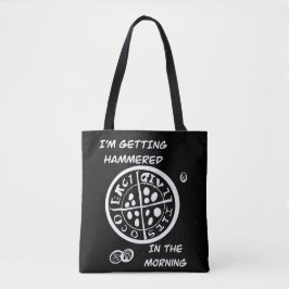 T-shirt metaaldetector tote bag