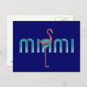 T-SHIRT Miami Briefkaart (Voorkant / Achterkant)