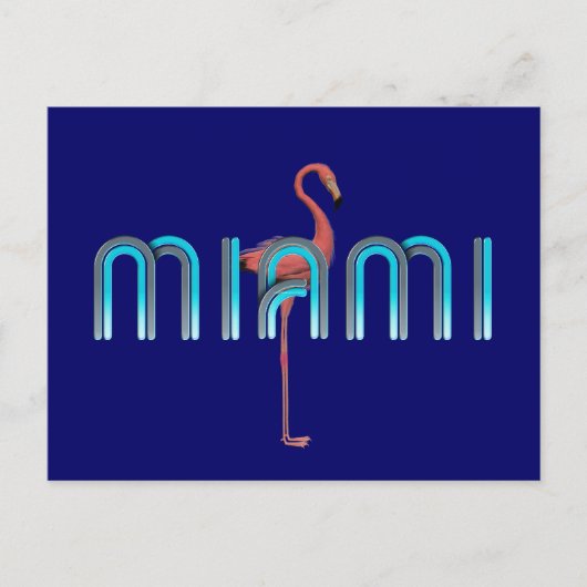 T-SHIRT Miami Briefkaart (Voorkant)