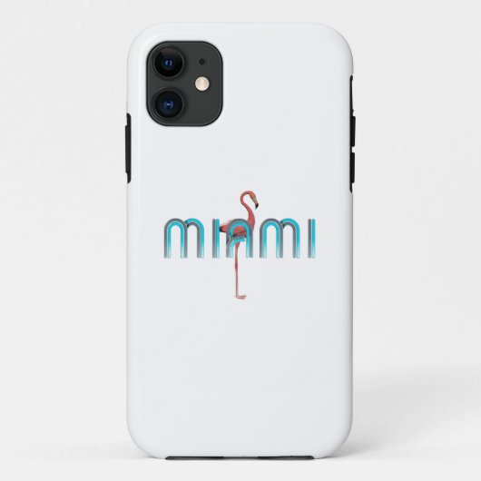 T-SHIRT Miami Case-Mate iPhone Case (Achterkant)