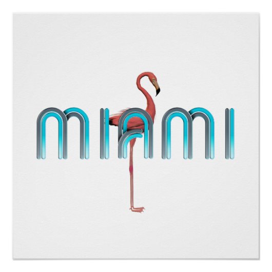 T-SHIRT Miami Poster (Voorkant)