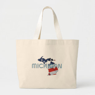 T-SHIRT Michigan Patriot Grote Tote Bag