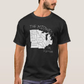 T-shirt MIDWEST FUN Geography (Voorkant)