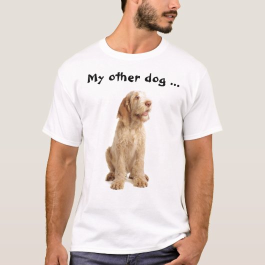 T-shirt - "Mijn andere hond is ook een Spinone!" (Voorkant)