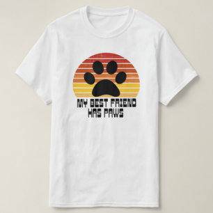 T-shirt Mijn beste vriend heeft poten