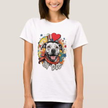 T-shirt Mijn beste vriend pitbull