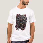 T-shirt 'Mijn hart permanent op vakantie' (Voorkant)