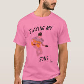 T-shirt : Mijn liedje afspelen (Voorkant)