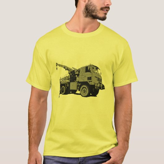 T-shirt militair kraanleger (Voorkant)