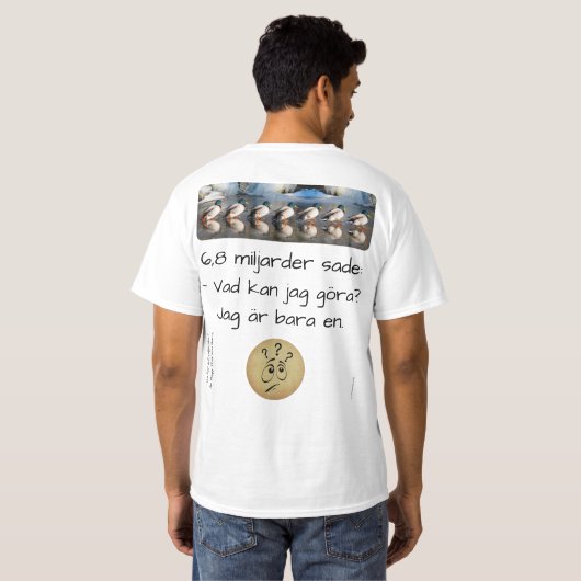 T-shirt — Miljarder (Achterkant volledig)