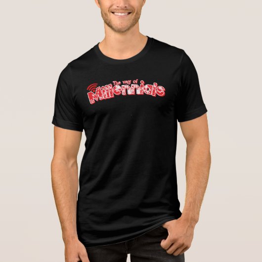 T-shirt Millennials (Voorkant)