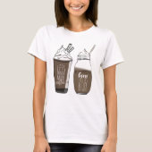 t shirt minder maandag meer koffie (Voorkant)