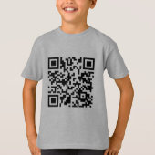 T-Shirt mit überraschendem QR-Code (Voorkant)
