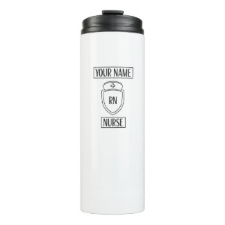 T-shirt  Modern Customizable Registered Nurse Thermosbeker