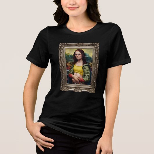 T-shirt Modern Monalisa (Voorkant)