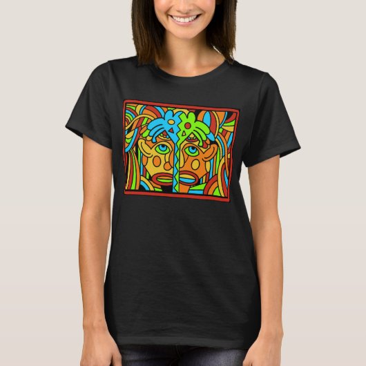 T-shirt "moderne kunst" (Voorkant)