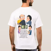 T-shirt , moeilijke tijd, (Achterkant)