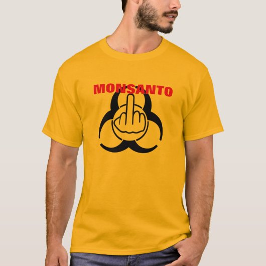 T-Shirt Monsanto Bio Hazard Flip (Voorkant)