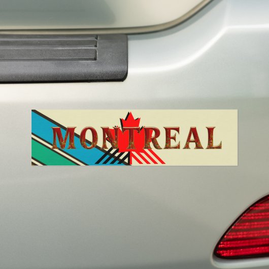 T-SHIRT Montreal Bumpersticker (Op auto)