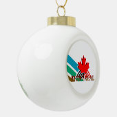 T-SHIRT Montreal Keramische Bal Ornament (Links)