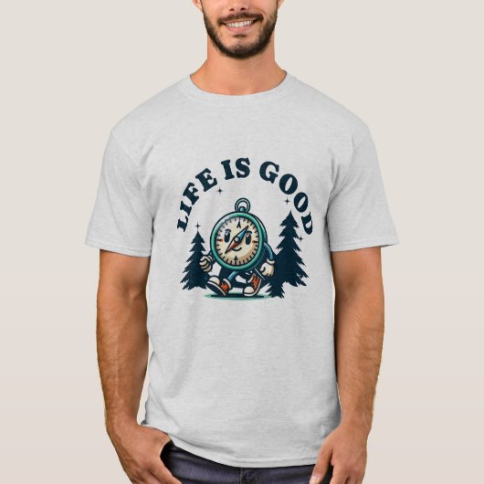 t-shirt Mooi leven is goed  (Voorkant)