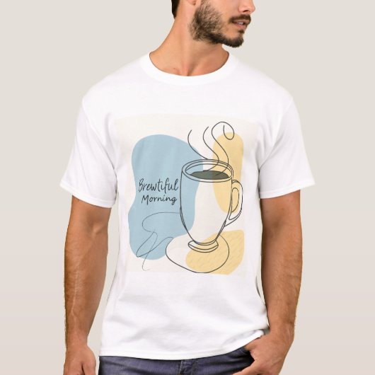 T-Shirt Mooi Ochtenddrankje (Voorkant)